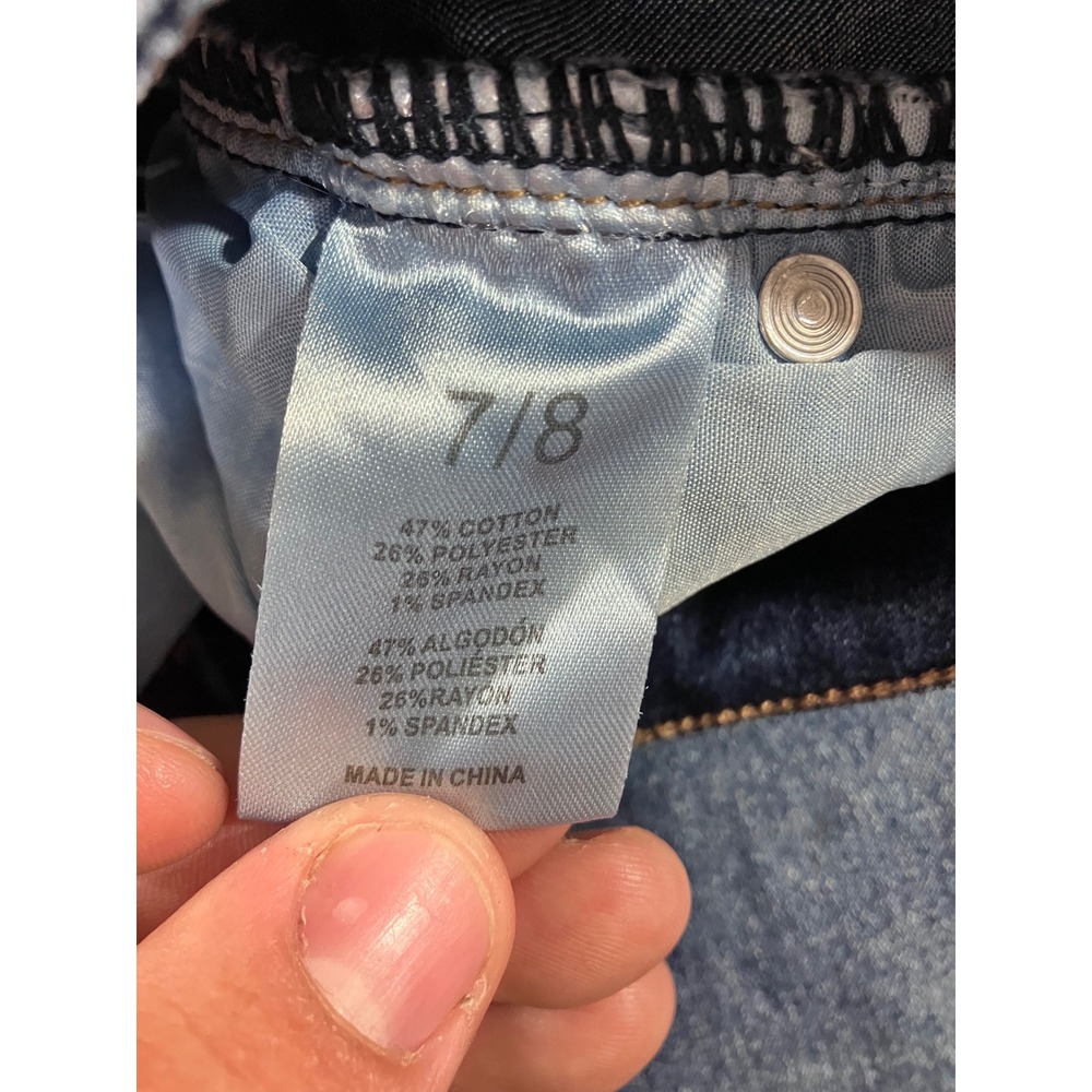 Montana Jeans Premium Denim Women's‎ Blue Wash Skinny Jeans Size 7/8 - Picture 3 of 7